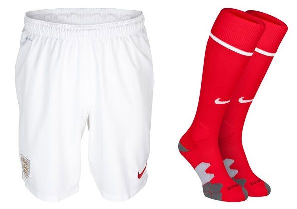 Pantaloncini calzettoni Inghilterra away 2013