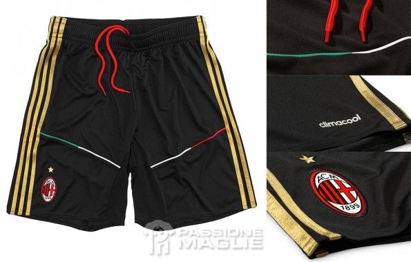 Calzoncini terza divisa Milan 2013-14