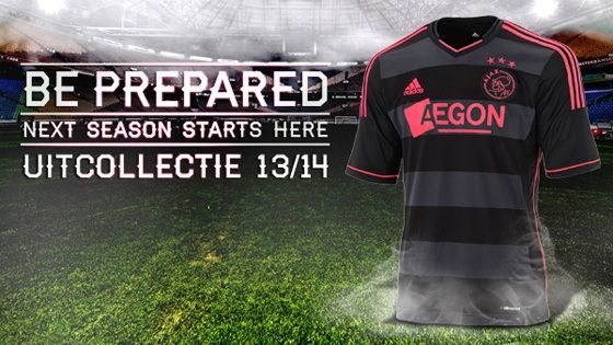 Nuova maglia da trasferta dell'Ajax 2013-14