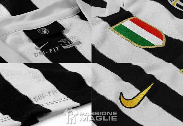 Dettagli kit replica Juventus Nike 2013-2014