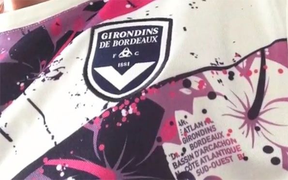 Particolare divisa away Bordeaux 2013-14