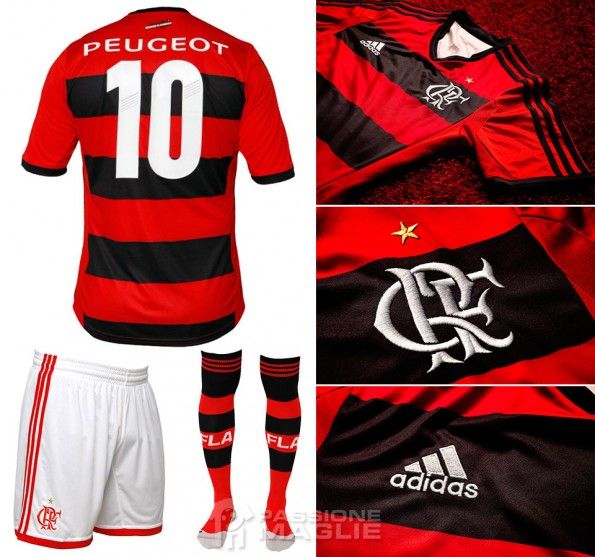 Kit casalingo Flamengo 2013 adidas
