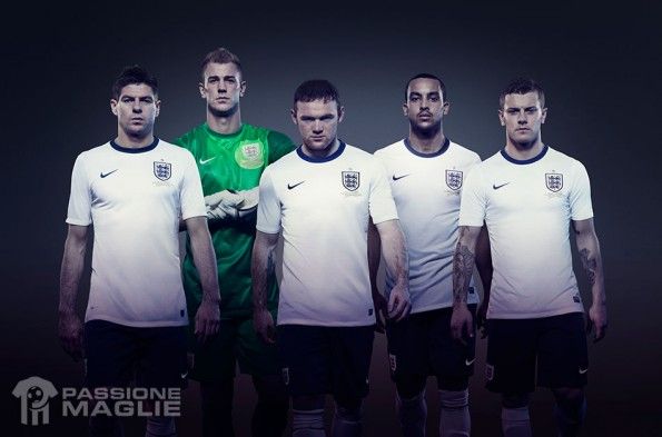 Divisa Inghilterra home 2013 Nike