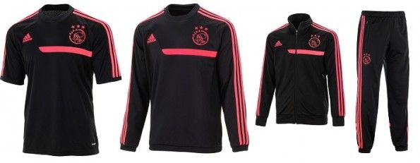Linea allenamento da trasferta dell'Ajax 2013-2014