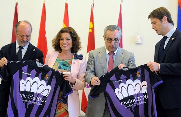Presentazione maglia Valladolid supporto Olimpiadi 2020