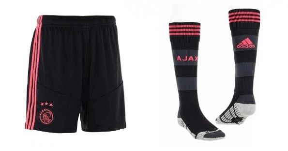Pantaloncini e calzettoni da trasferta Ajax 2013-2014