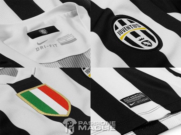 Particolari casacca Juventus authentic 2013-14 Nike
