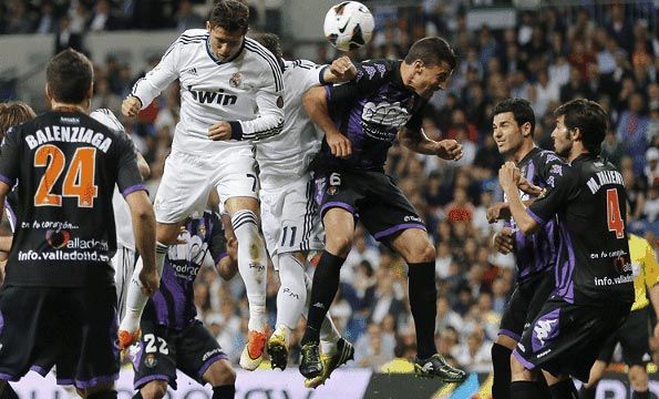 Partita Real Madrid-Valladolid Liga