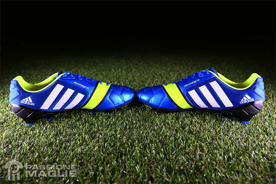 Le scarpe Adidas Nitrocharge per il calciatore motore della squadra