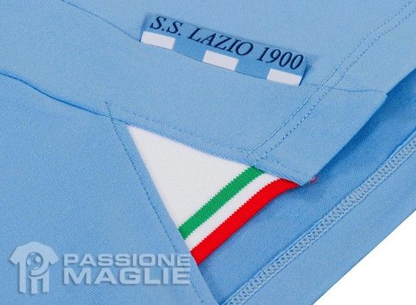 Tassello tricolore maglia Lazio