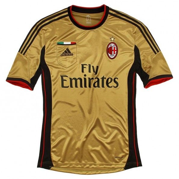 Terza maglia Milan oro 2013-2014 adidas