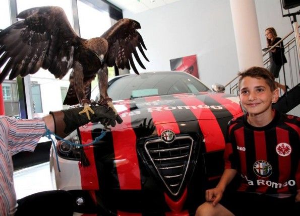 L'aquila simbolo dell'Eintracht Francoforte