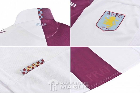Dettagli Aston Villa away kit 2013-2014