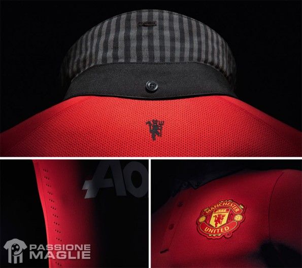Colletto divisa Manchester United 2013-14