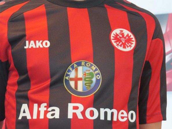 Dettaglio sponsor Alfa Romeo Eintracht Francoforte