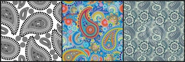 Esempi di tessuto Paisley