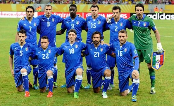 Formazione Italia contro il Giappone