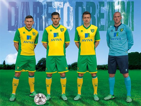 Kit Norwich City 2013-2014 Erreà
