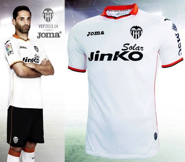 Prima maglia Valencia 2013-2014 Joma