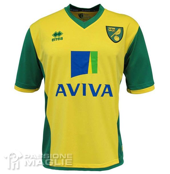 Maglia Norwich City 2013-2014