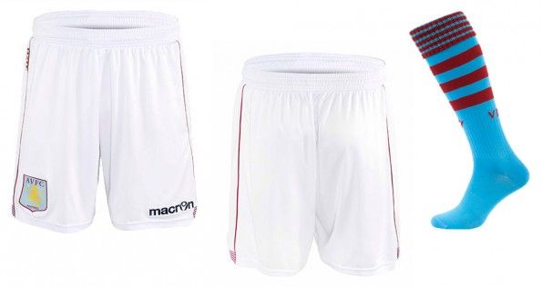 Pantaloncini calzettoni Aston Villa home 2013-2014