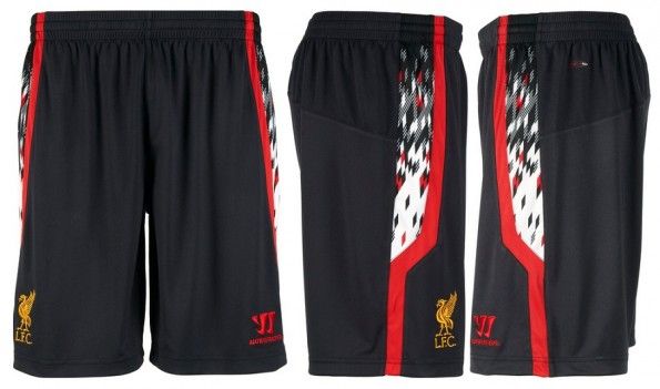 Pantaloncini away neri Liverpool 2013-14