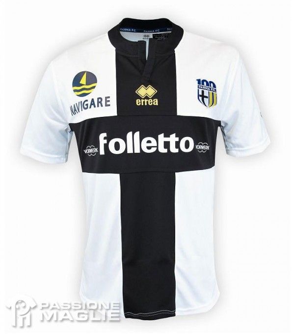 Maglia Parma 2013-2014 crociata