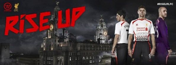 Presentazione seconda divisa Liverpool 2013-2014