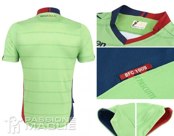Dettagli third kit Bologna 2013-2014