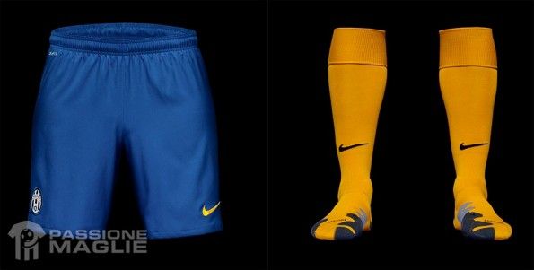 Pantaloncini calzettoni Juventus away 2013-2014