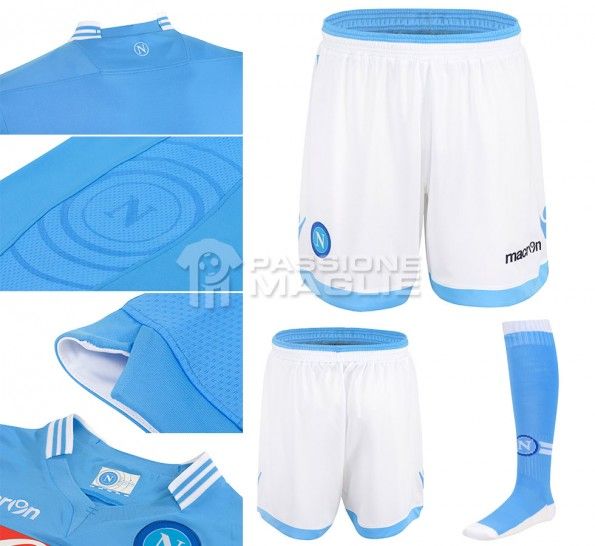 Calzoncini calzettoni Napoli home 2013-14