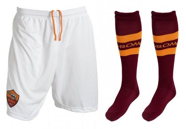 Calzoncini calzettoni Roma home 2013-2014