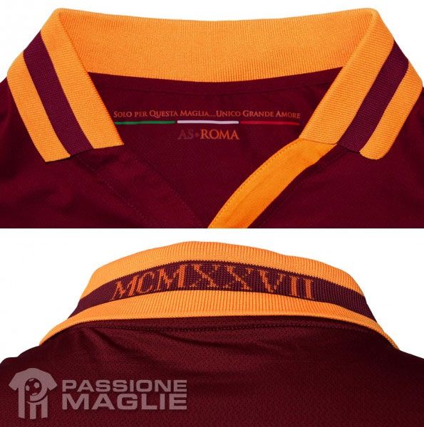 Colletto casacca AS Roma 2013-2014