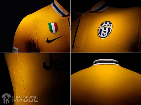 Dettagli kit trasferta Juventus 2013-2014