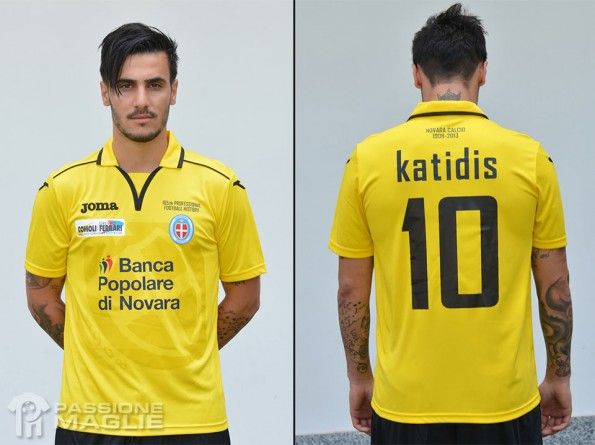 Terza maglia Novara 2013-2014 Joma
