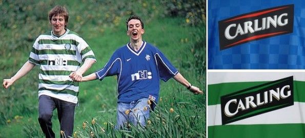 Ntl e Carling, sponsor Celtic e Rangers 1999-2001
