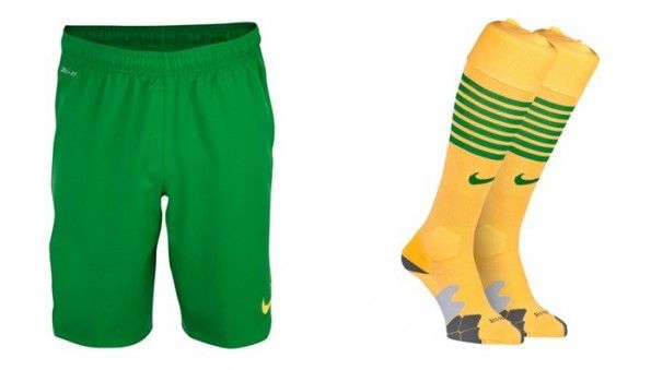 Pantaloncini calzettoni away Celtic 2013-2014