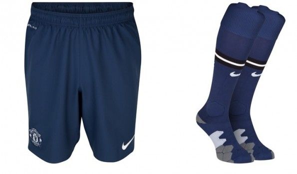 Pantaloncini calzettoni away Manchester United 2013-2014