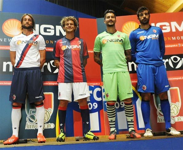 Maglie Bologna 2013 2014 Macron Celebrano 50 Anni Dall Ultimo Scudetto