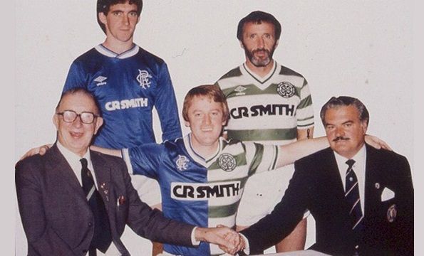 CR Smith sponsor di Rangers e Celtic nel 1984