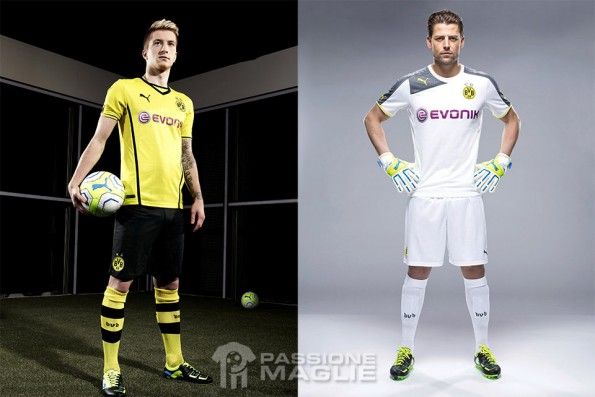 Reus Weidenfeller kit BVB Puma 2013-2014