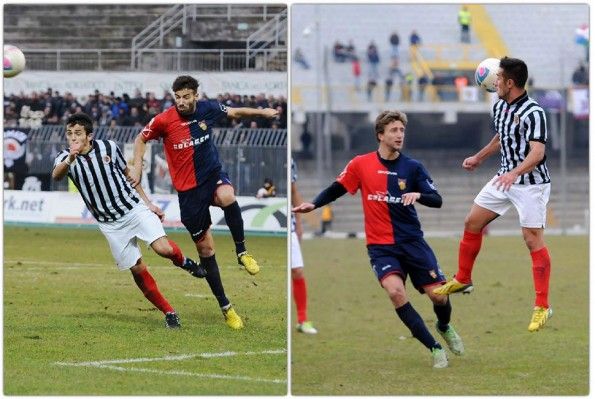 L'Ascoli 2013-14 con le calze rosse