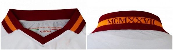 Colletto maglia trasferta 2013-2014 Roma
