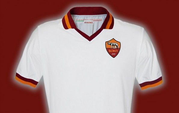 Maglia bianca trasferta AS Roma 2013-2014