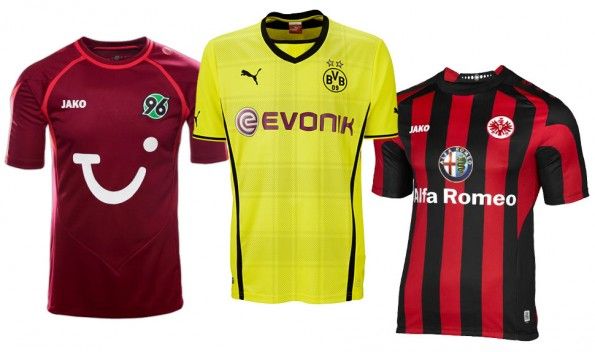 Podio Trikotmeister 2013 Bundesliga