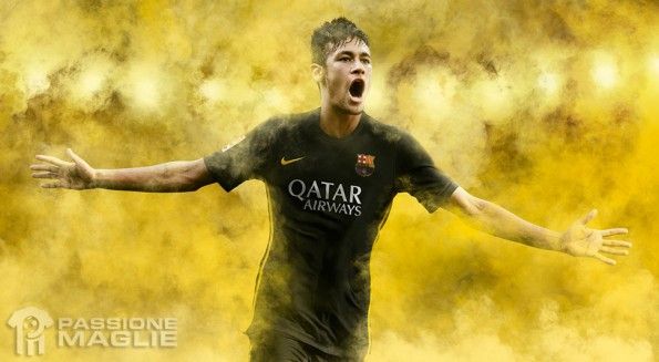 Neymar terza maglia Barcellona 2013-14