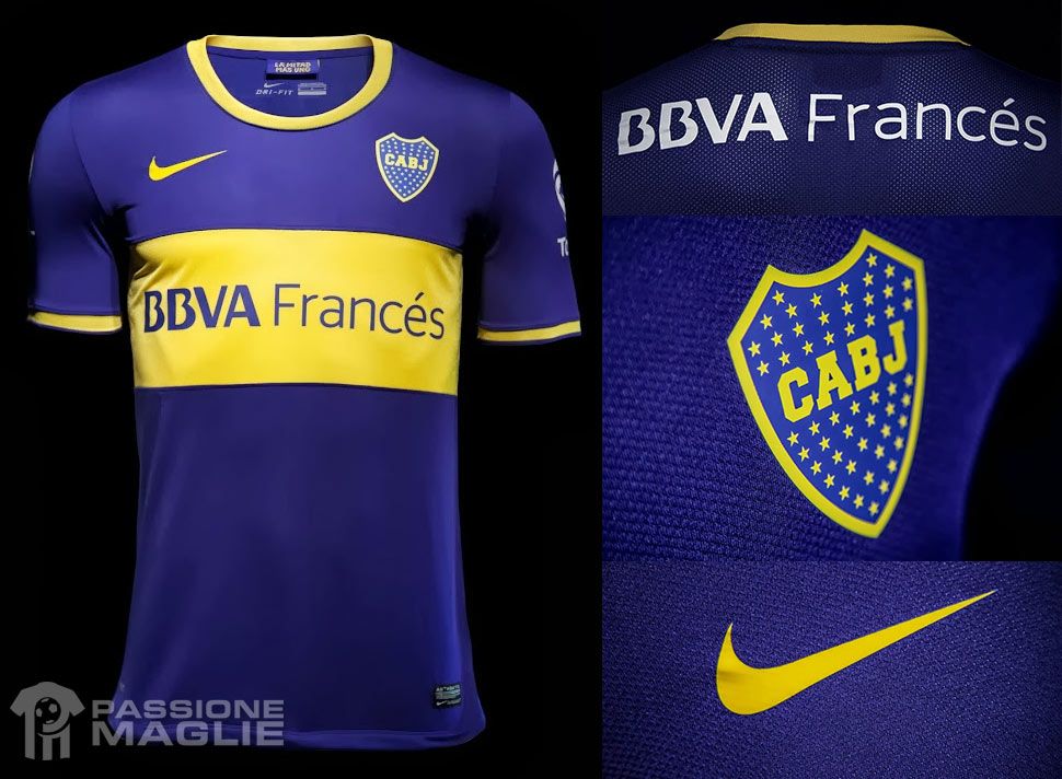 nike maglia boca juniors