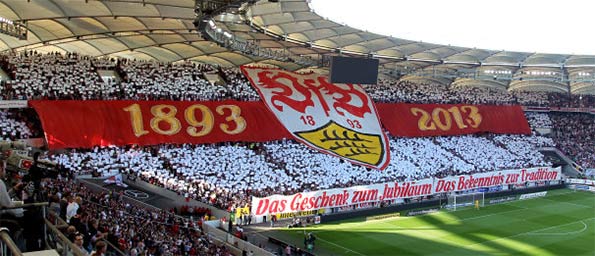 Coreografia tifosi Stoccarda