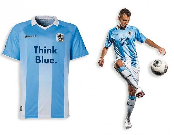 Divisa Monaco 1860 home 2013-2014 Uhlsport