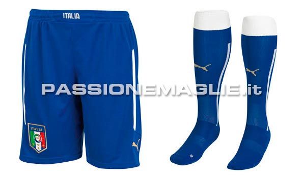 Calzoncini calzettoni Italia Mondiali 2014
